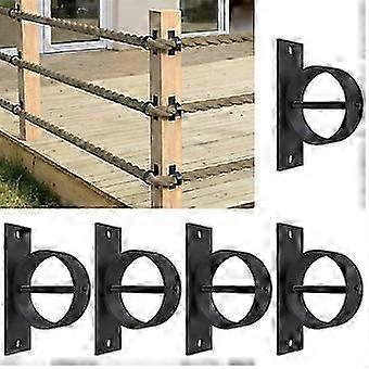 5Pack Rope End Snap with Screw Securing Rope Support Rope Cap Rope Cover StainlSteel for HempRop