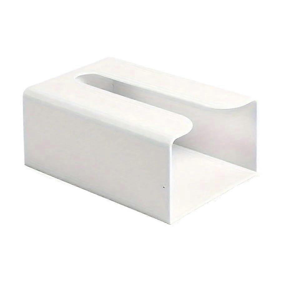 Thickened Multifunctional Box WallMounted NonPerforated Sanitary Paper Box Small White