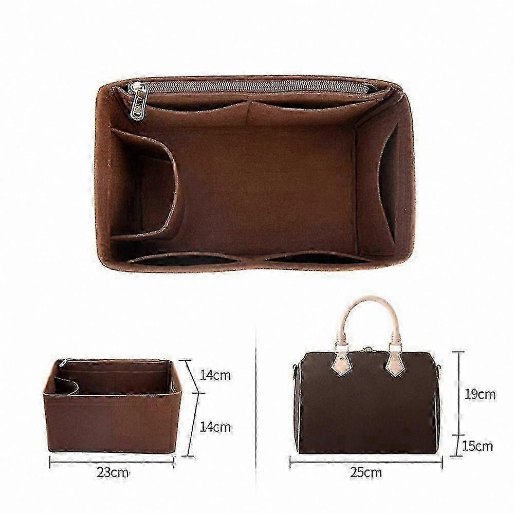 Travel Storage Organizer Inner Bag Felt Insert for Handbag Accessories