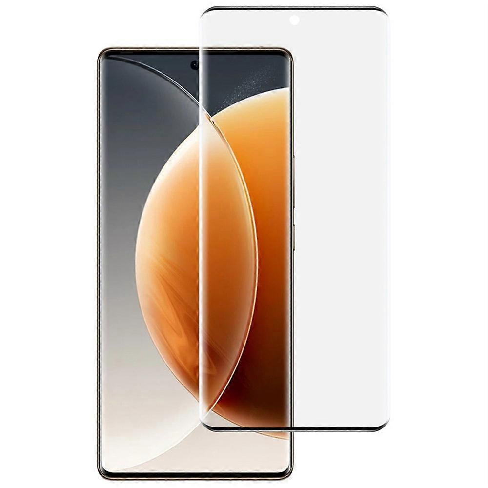 IMAK Compatible For TECNO Spark 20 Pro+ Full Screen Protector Side Glue 3D Curved Tempered Glass Film (No Edge Version) (Fingerpri