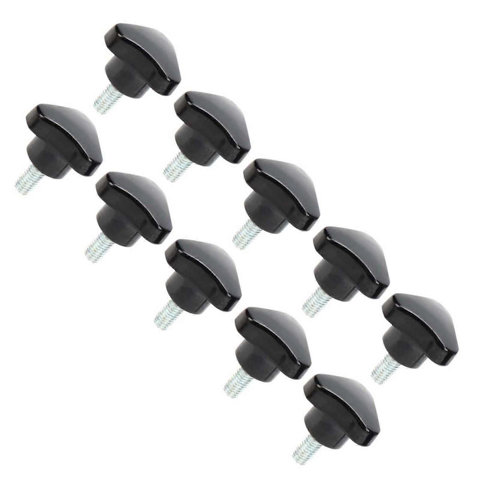 10Pcs Triangular Hand Screw Adjustable Knob Stainless Bolts compatible with Lathe Drilling Machine