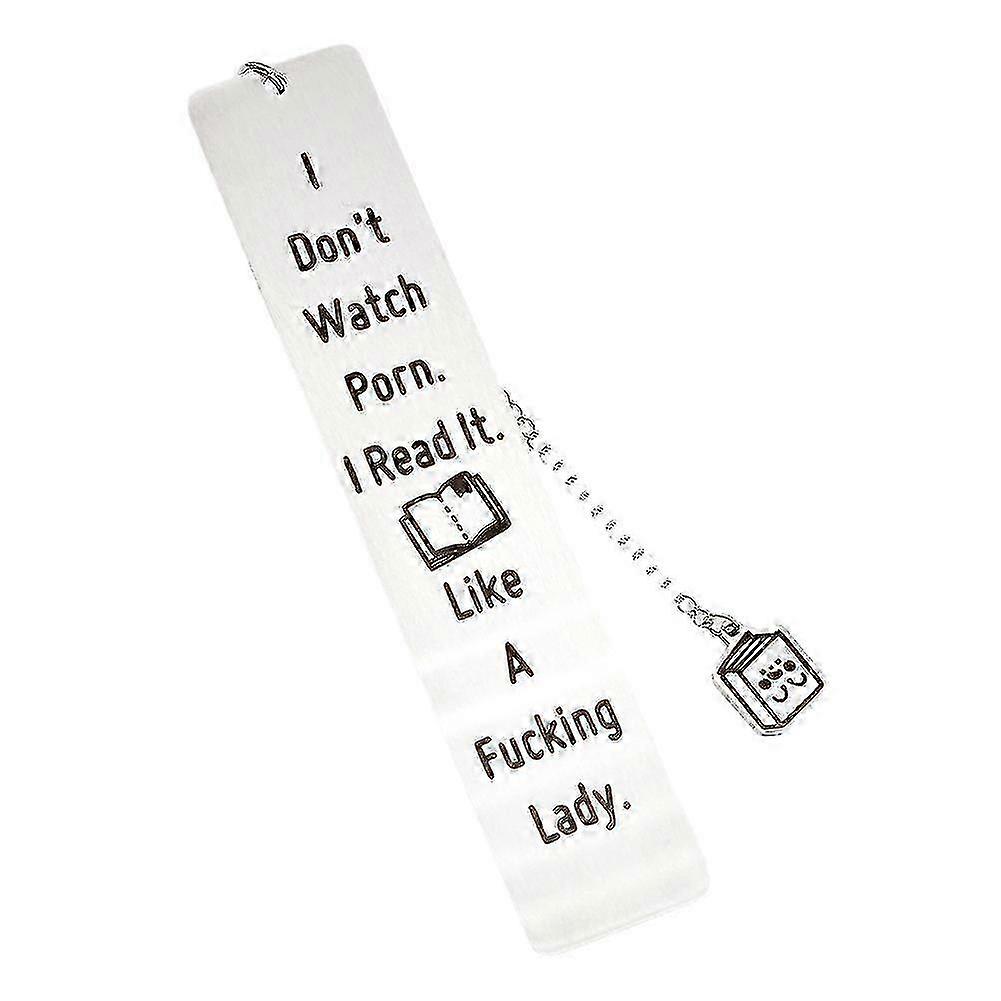 I Don't Watch Porn Metal Bookmarks