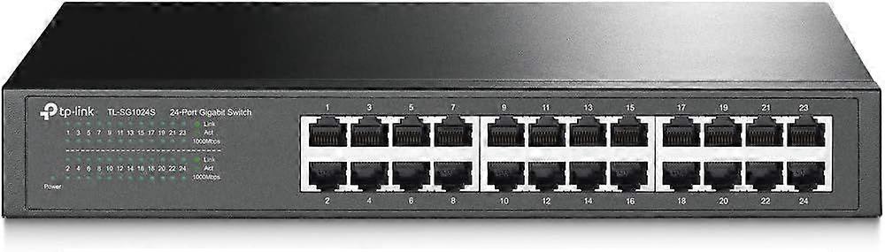 24 Port Gigabit Ethernet Switch Desktop/ Rackmount Plug & Play Shielded Ports