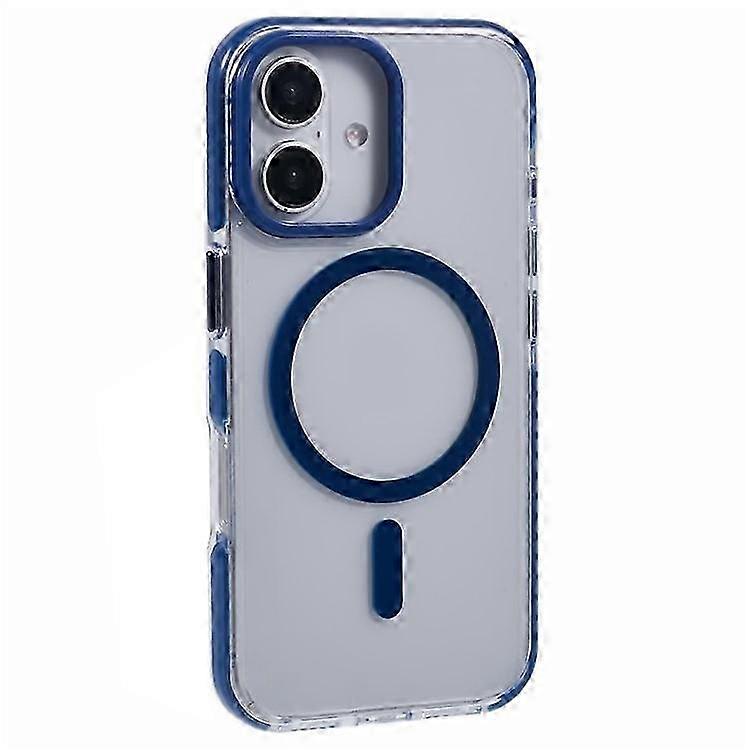 Compatible For iPhone 16 Clear Case Compatible with MagSafe TPU+PC Back Cover (New Model)