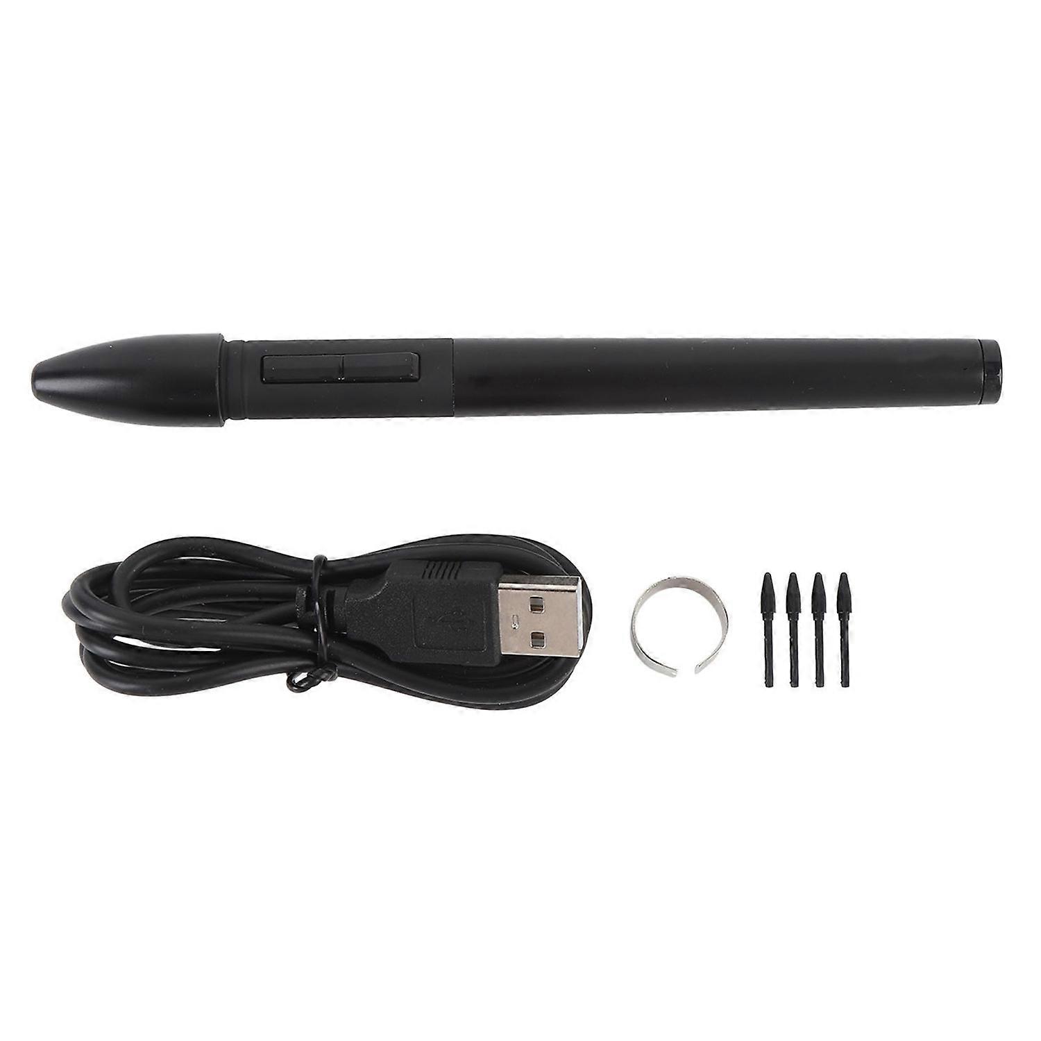 Tablet Stylus Pen 5080LPI Resolution 8192 Pressure Level 233PPS Fast Response Rechargeable for K58 W