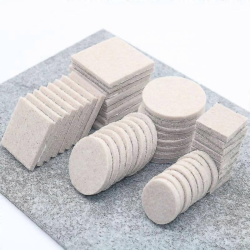 انزلاقات لباد ذاتية اللصق ، 50 قطعة 30 مم وسادة واقية من الأرضيات ، وسادة لاصقة ذاتية اللصق غير قابلة للانزلاق ، وسادة قدم أثاث لباد مستديرة للأثاث