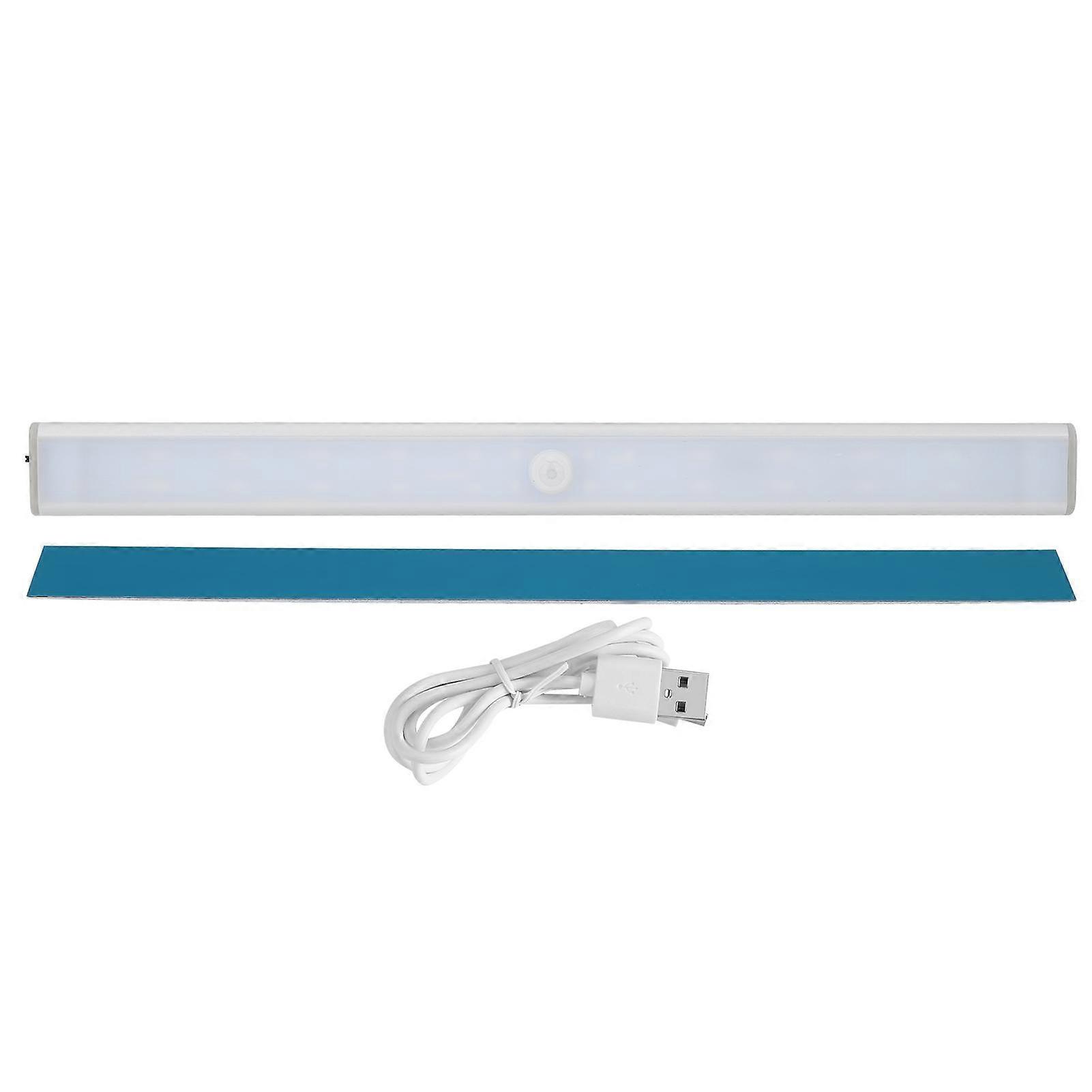 LED Motion Sensor Light Cupboard Wardrobe Closet Lamp Under Cabinet Night Light USB