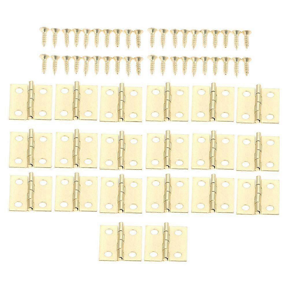 50pcs Hardware Invisible Cabinet Case Hinge Gift box Frame Mini Angle Hinges Jewelry Case Support
