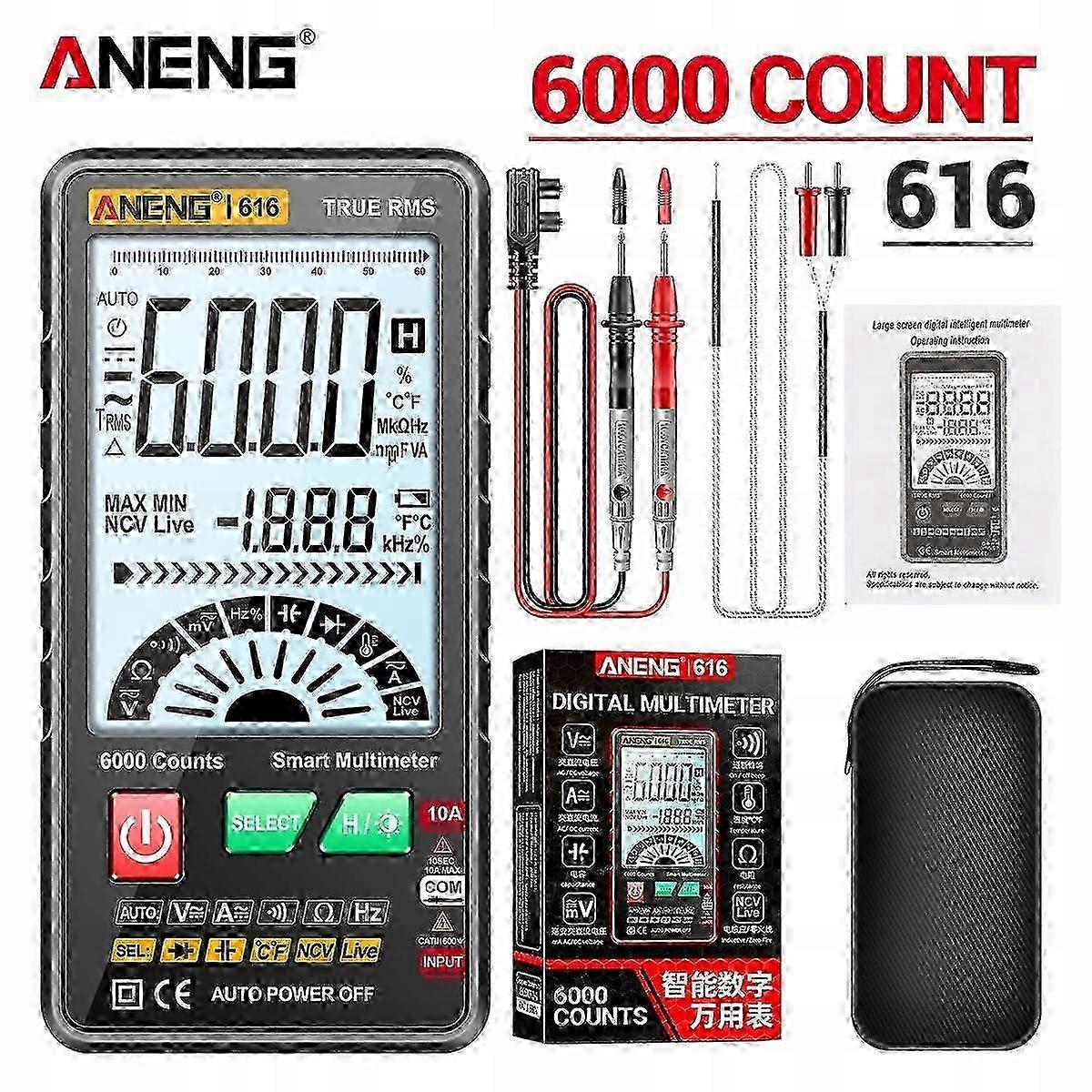 Aneng 616 Smart Digital Multimeter 2025