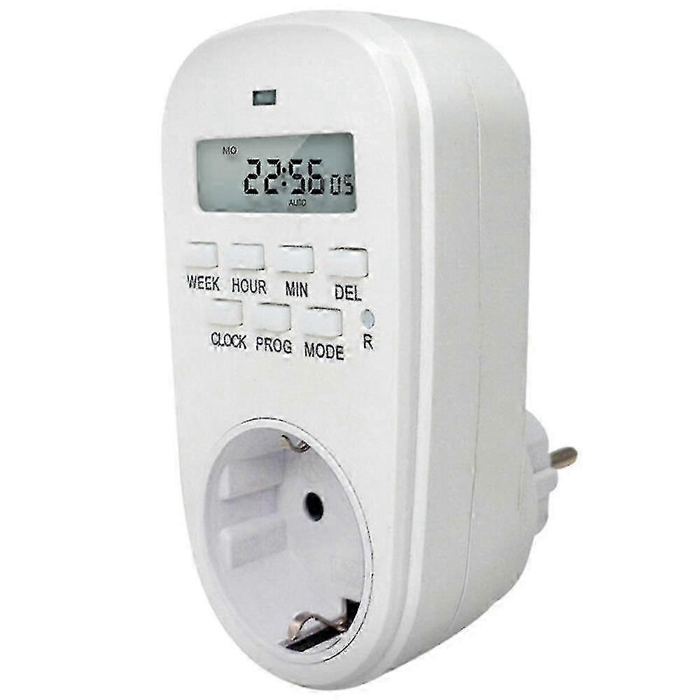 EU Plug Smart Electronic Digital Time Controller Timer Switch Socket 2025