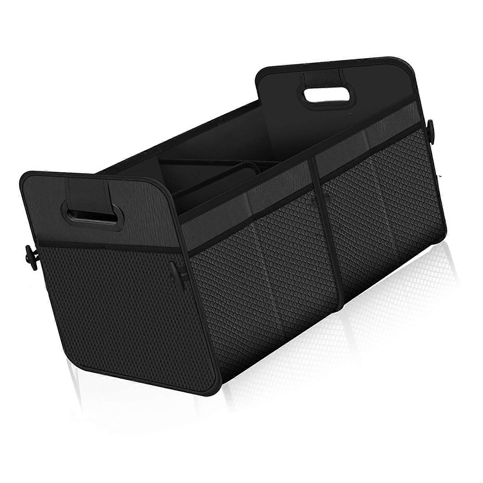 Water Resistant Car Trunk Organizers Multiple Compartment Storage Bag Collapsible Automotive Storage Organizers for SUVs Multicolor