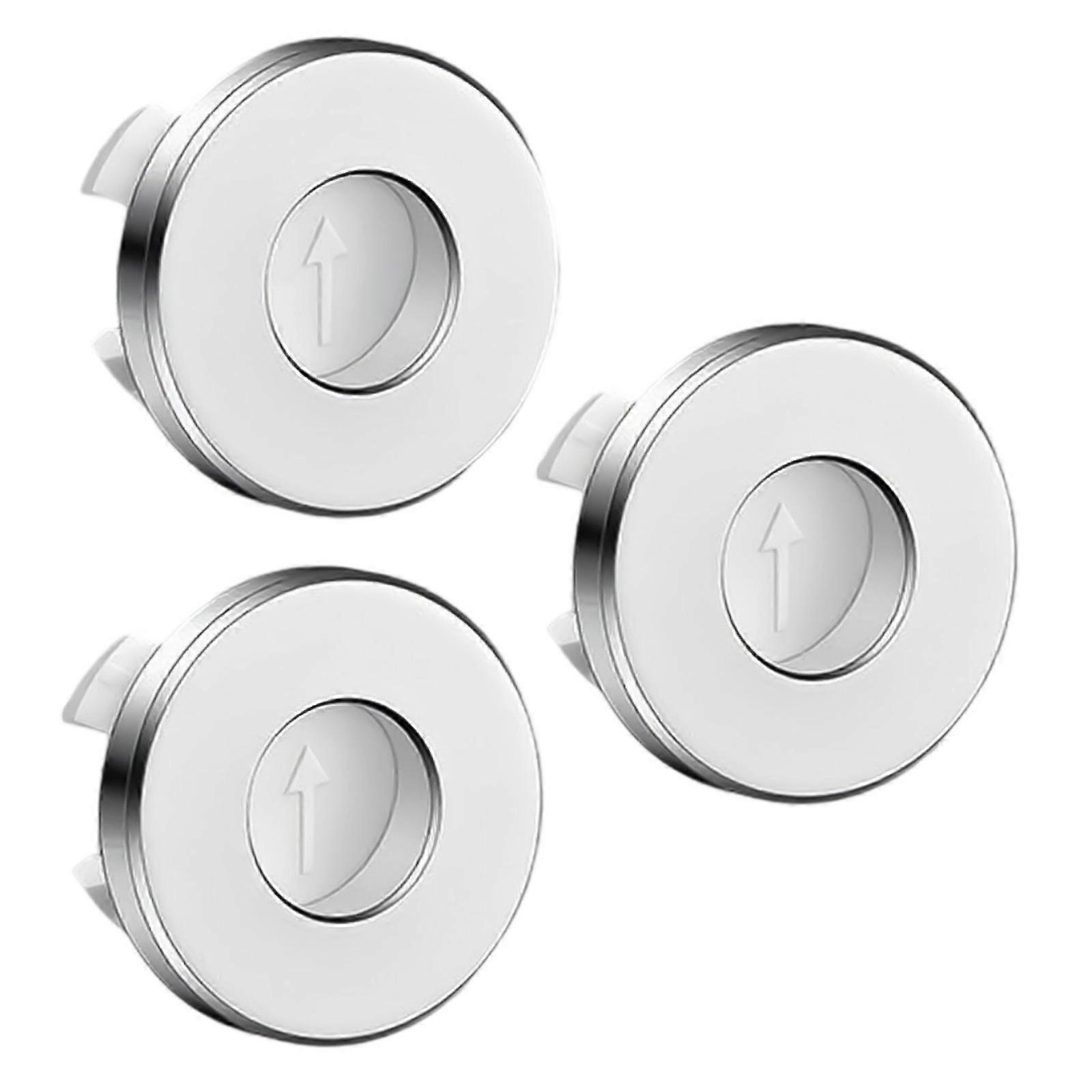 Sink Function Rustproof Odor Prevention Most Basins 3 Pack  silver