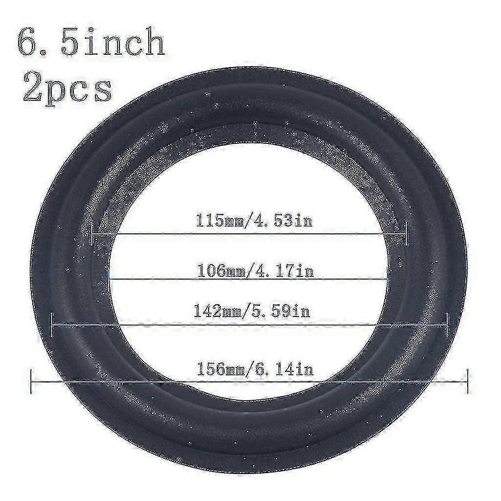 2pcs/set Foam Ring Rubber Speaker Loudspeaker Speaker Surro Repair Walkbee  A-F