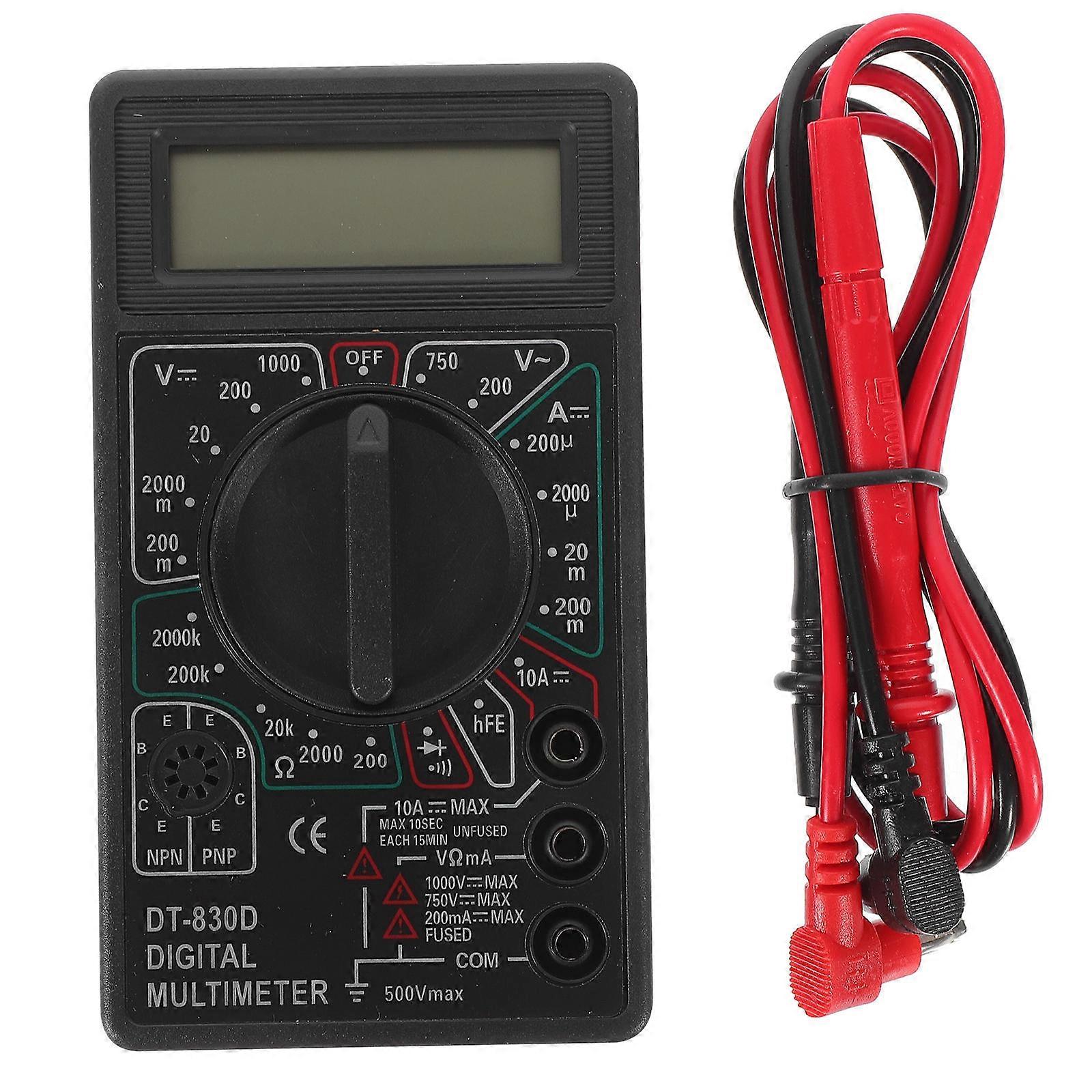 Multimeter Tester Voltmeter Multifunctional Digital Meter Portable Electricians Tool