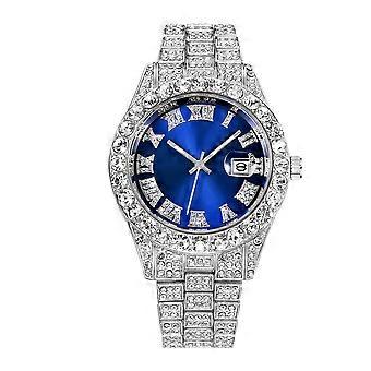 Reloj Kayannuo para hombre, de acero inoxidable, estilo casual, con cristales, ideal para la liquidación navideña.