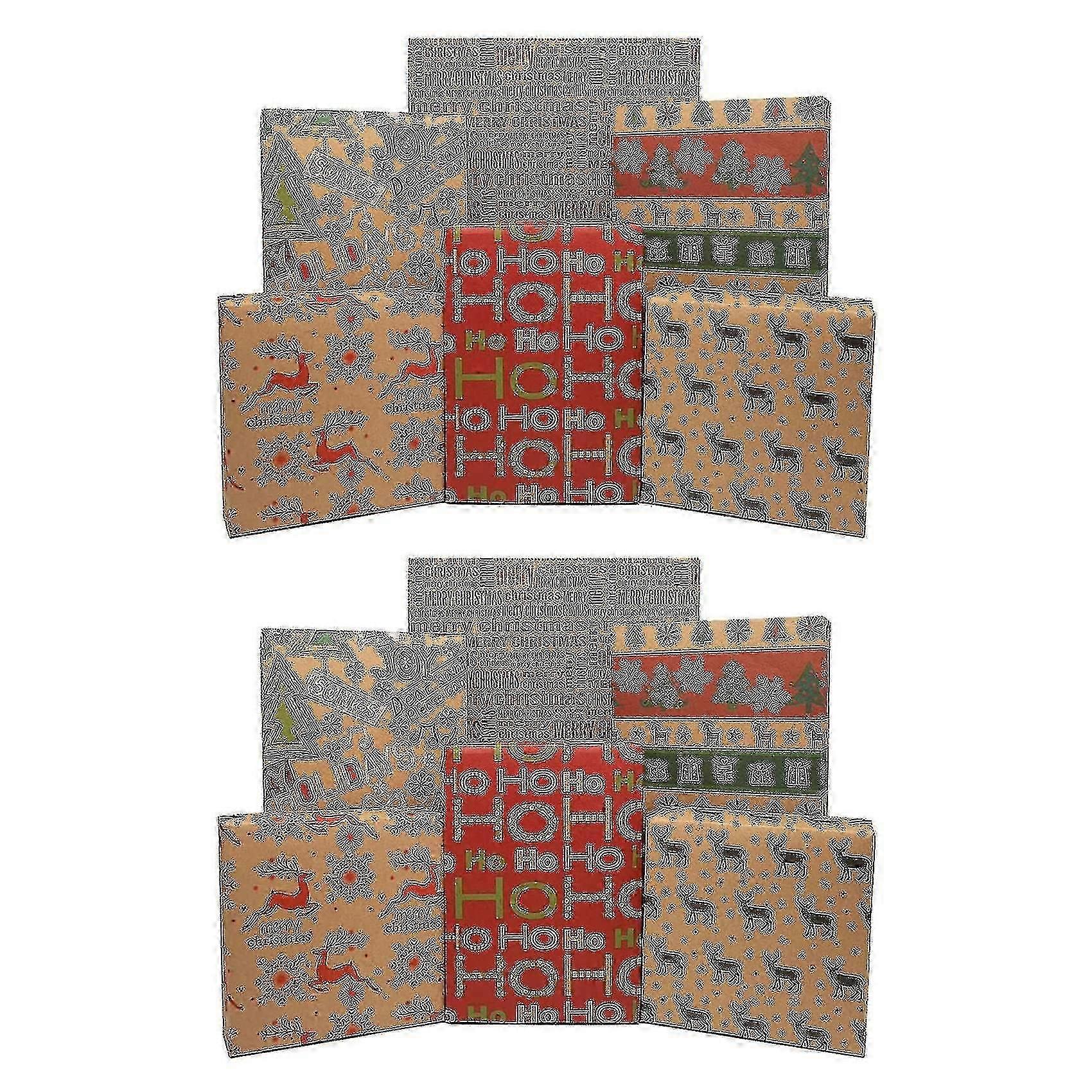 6 Pack Wrapping Paper Sheets,for Birthday Party Wrapping Paper Set