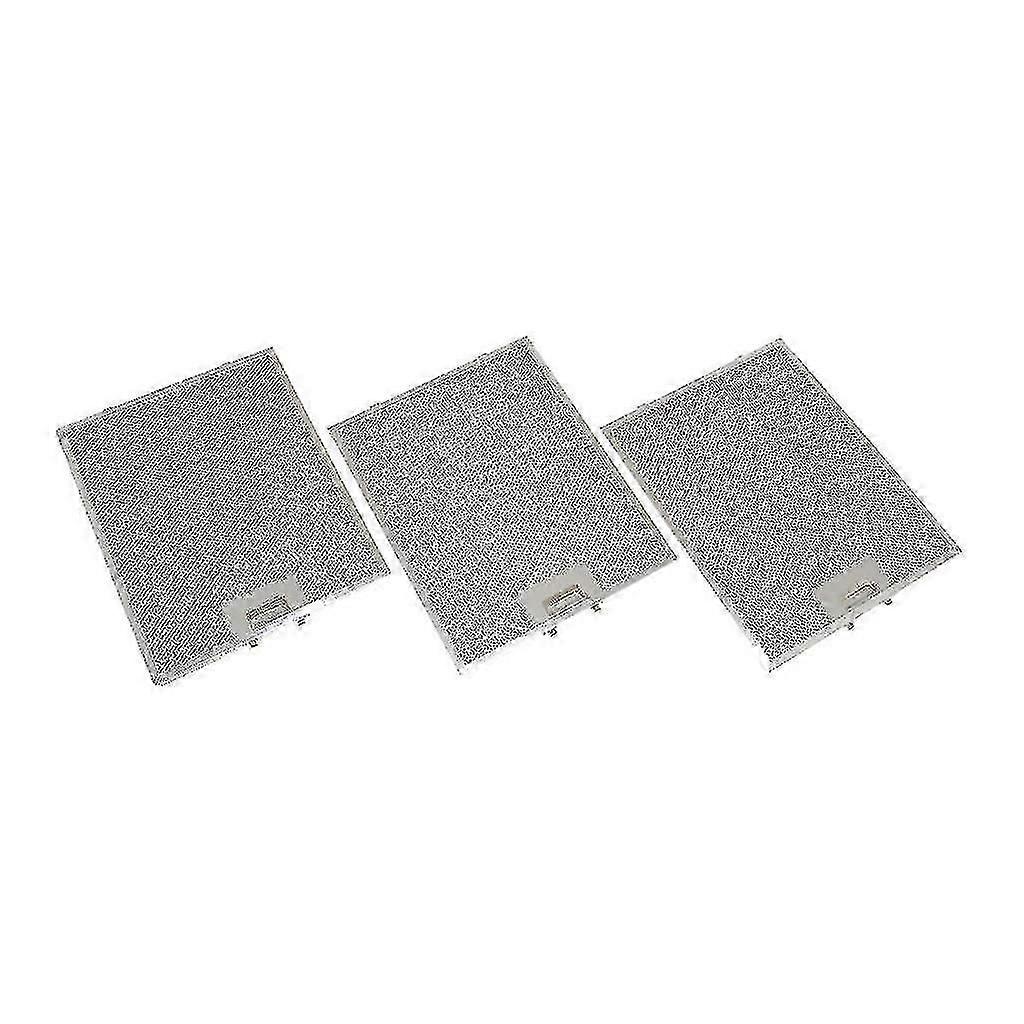 Universal Metal Grease Filter for Cooker Hood, 320x260mm, Suitable for Various Models, Pack of 3