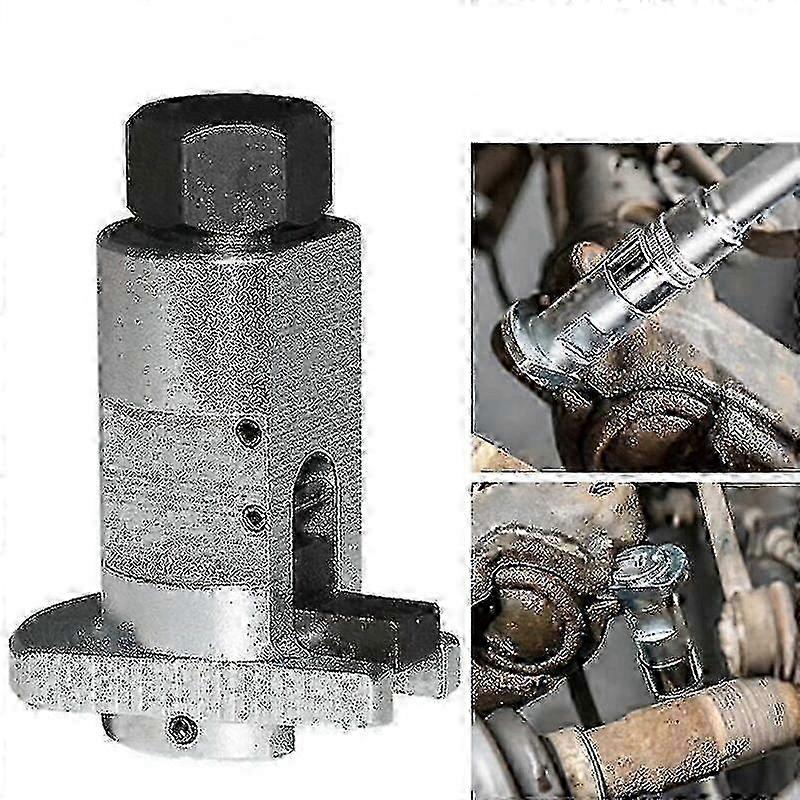 Car suspension strut spreader tool for shock absorber replacement