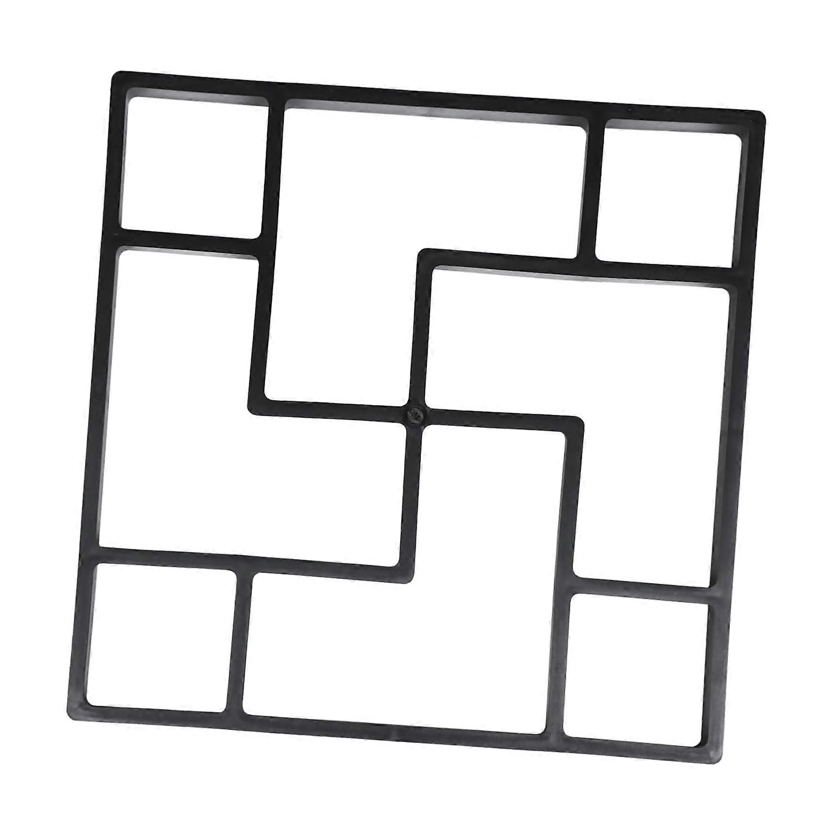 Garden Path Maker Mold Reusable Plastic Paving Tool for DIY Walkways and Patio Design