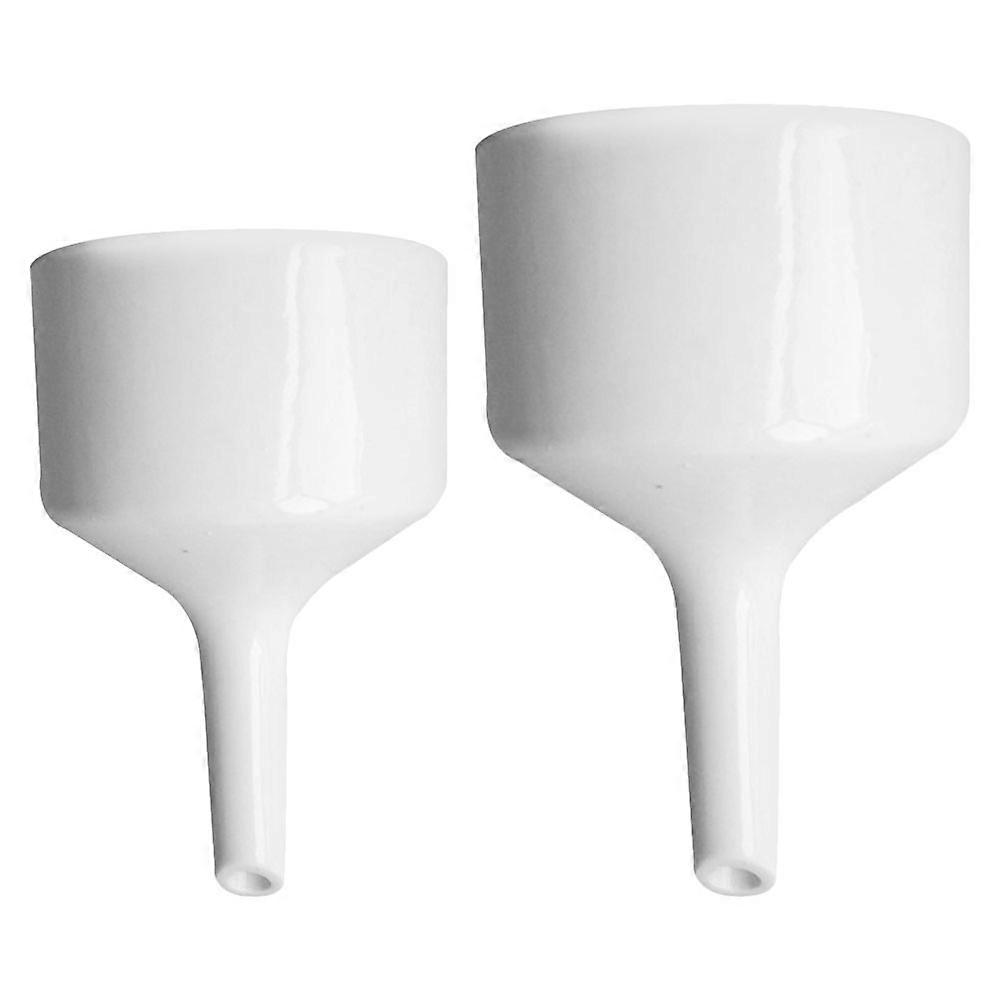 Filter Funnel Laboratory Porcelain for Scientific Use 2Pcs Pack