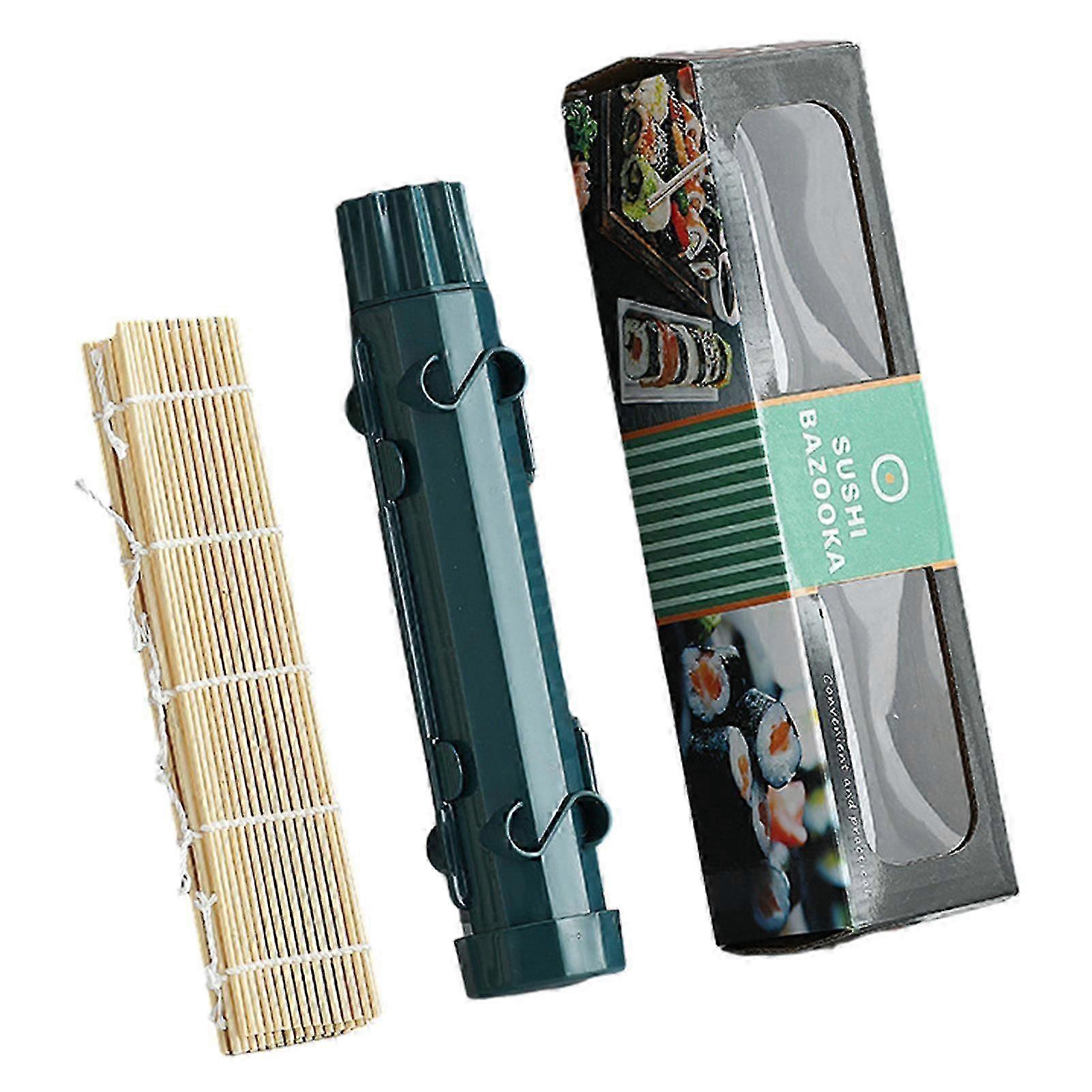 Sushi Tools, Sushi Kit with Bamboo Sushi Rolling Mat for Beginner, Home DIY Sushi Making Mold Set for Vegetable Meat Roll,rzd1