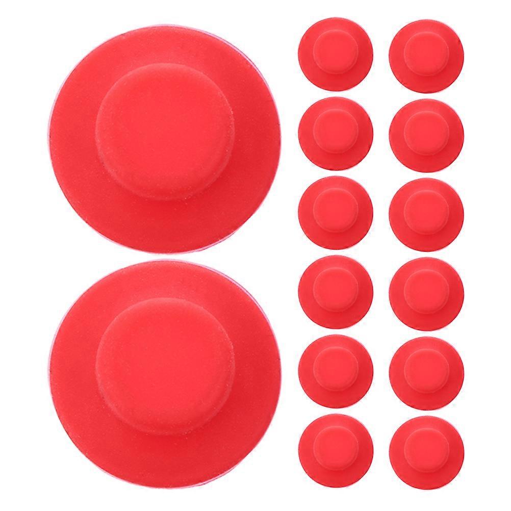 Silicone Beer Bottle Gasket Replacement Leak Proof Seals for Home Use Red 20pcs