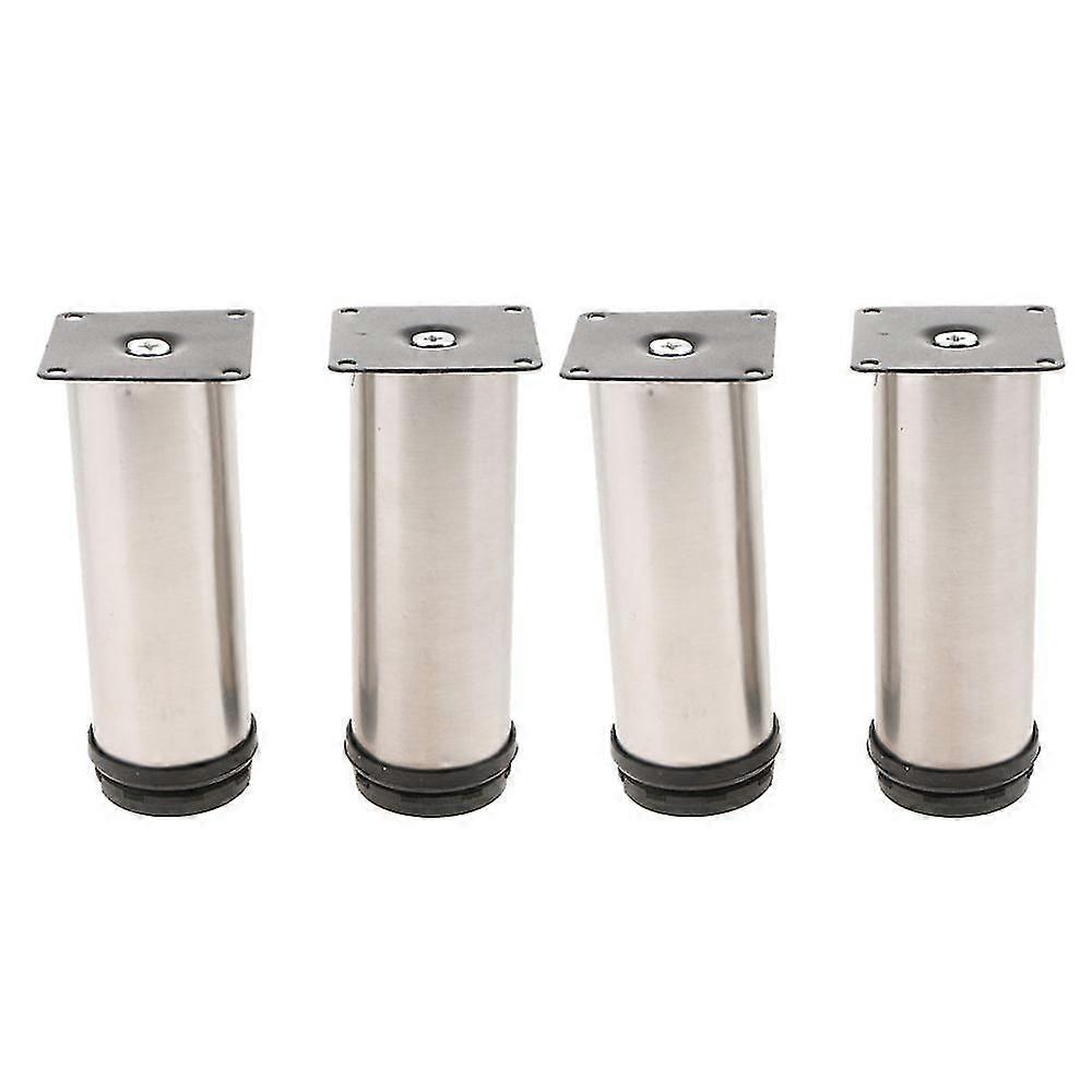 4 patas ajustables para sofá de acero inoxidable, 15 cm, recién llegadas.