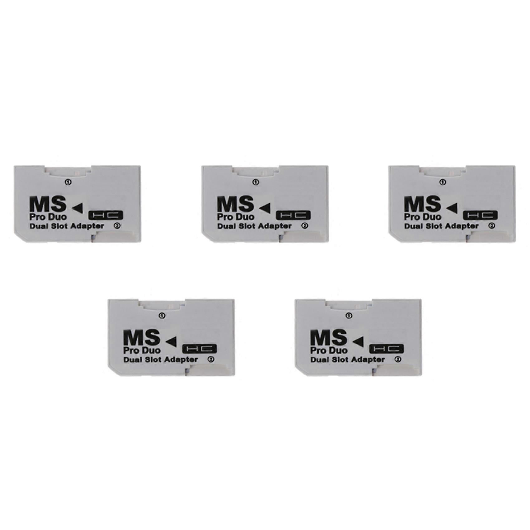 5X Memory Stick Pro Duo Card Reader Micro-SD TF to MS Pro Card Adapter Single Dual Slots for Sony PSP Gamepad