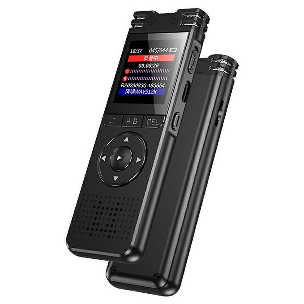 8828 Portable Noise Reduction Voice Recorder 6D Mic 360° Pickup Recording Pen with MP3 Function