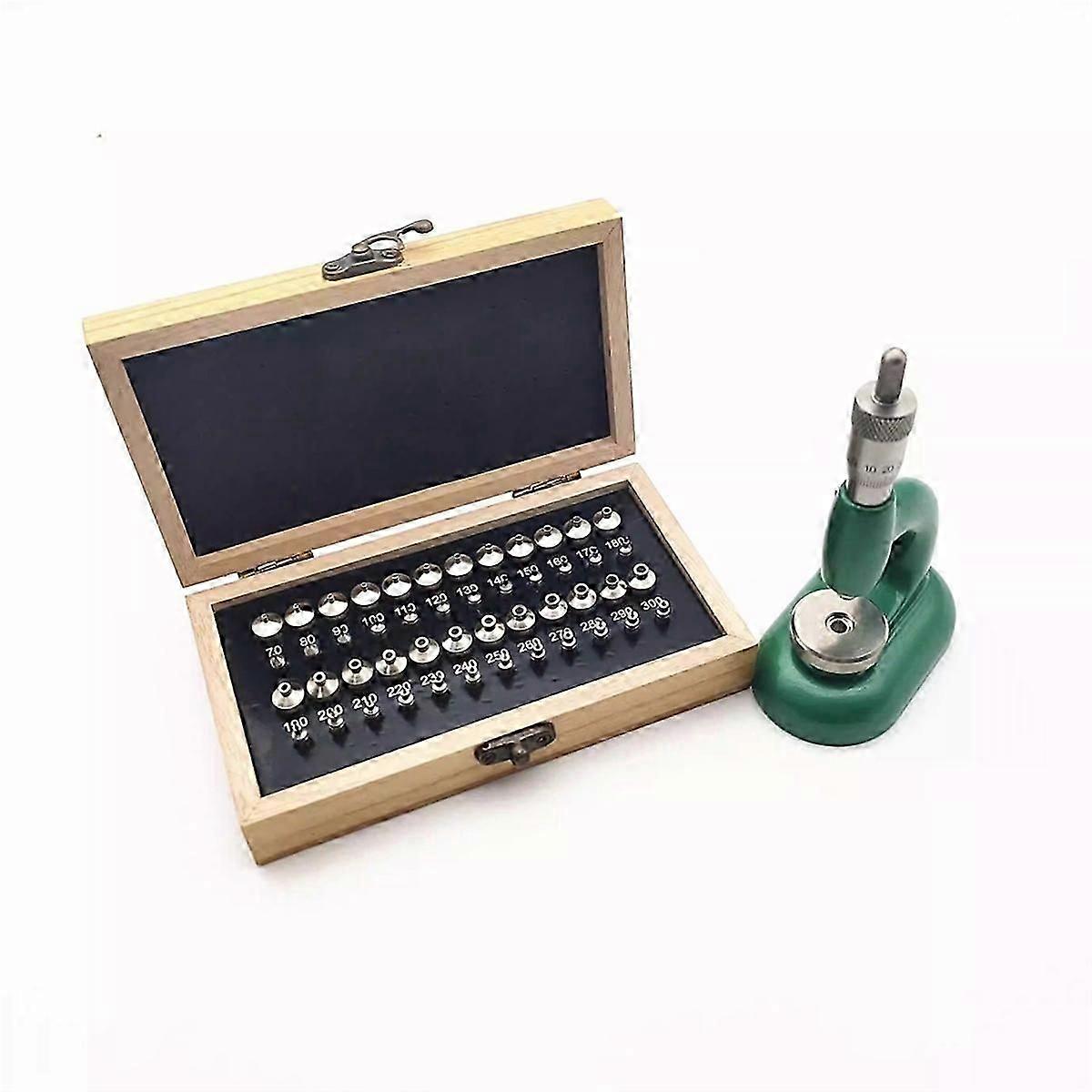Watchmaker repair tool set featuring aluminum alloy case closer