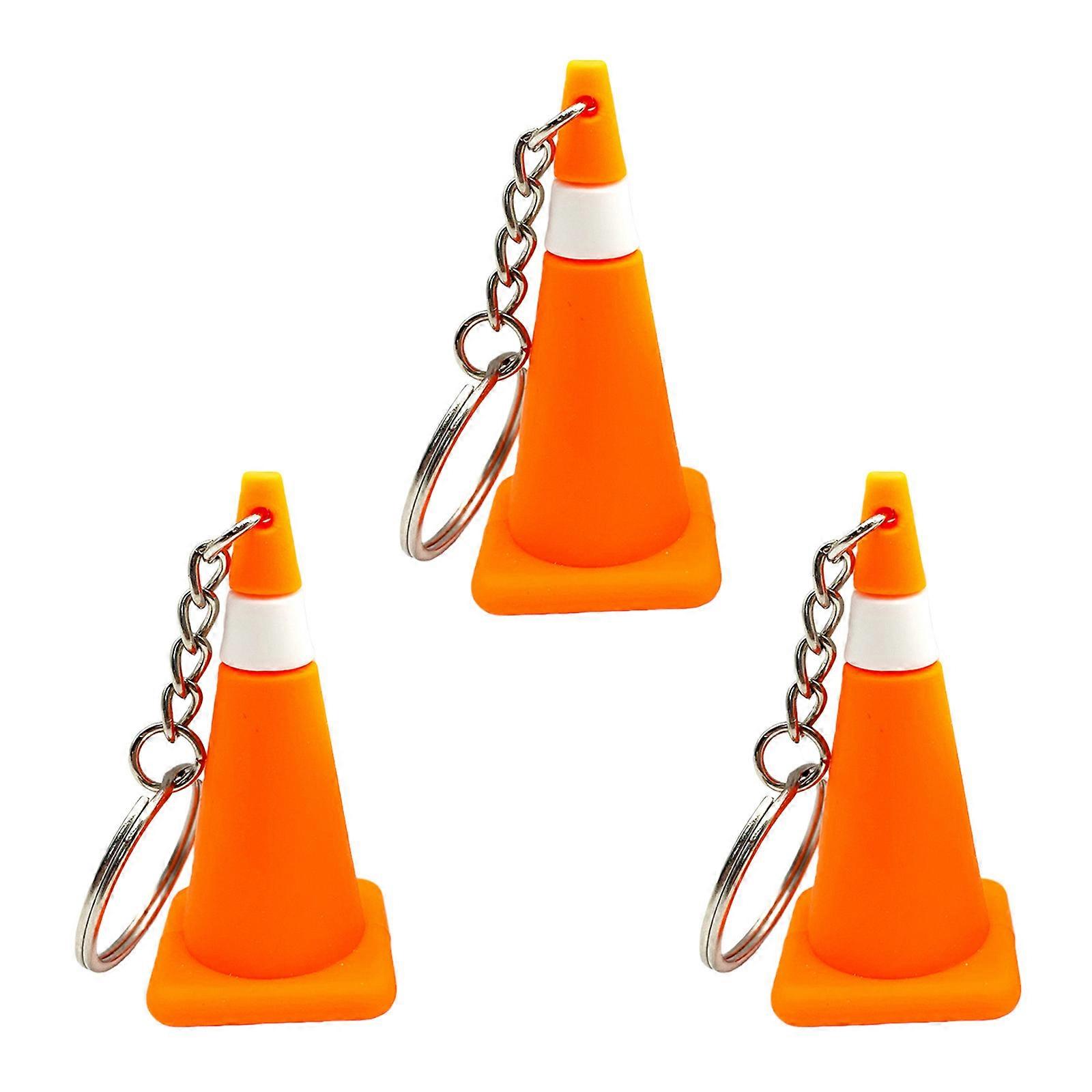 Pack Of 3 User Friendly Safe PVC Keychains With Ice Cream Cone Charm Suitable For Children Families And Gift Giving Occasions Multicolor