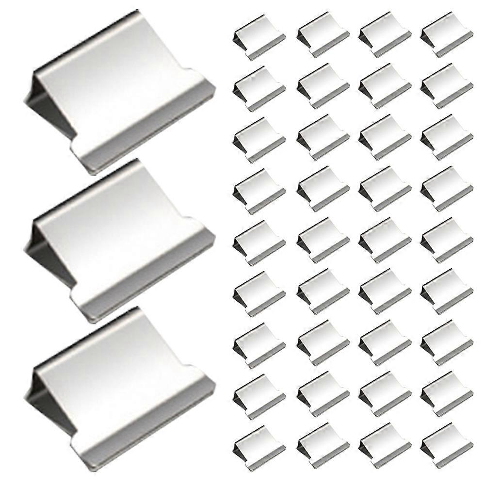 Book Clamp Metal Clips for Office Use 100Pcs Silver