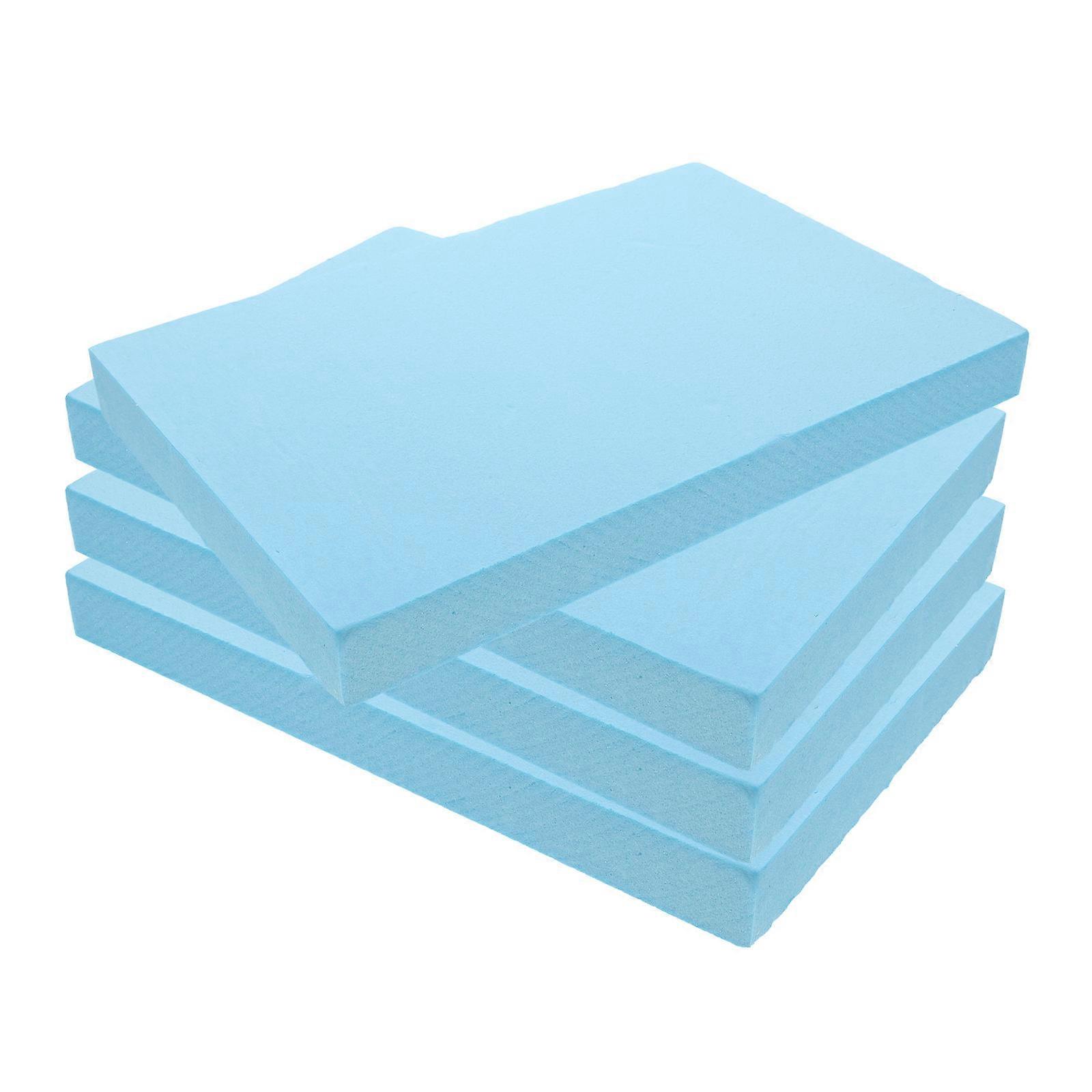 Blue Craft Foam Block for Sculpting Use 4Pcs Polystyrene Foam Bricks