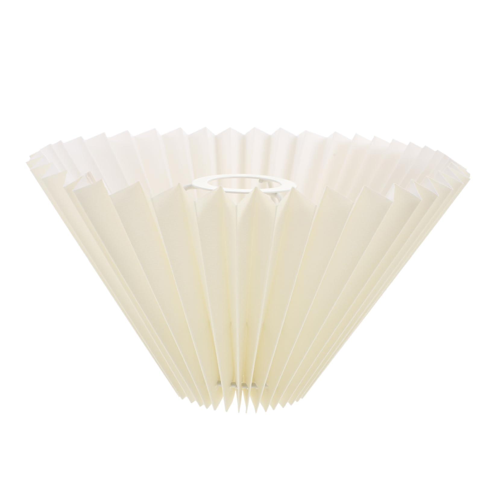 Pleated Cloth Lampshade Cover with Elegant Design for Table, Bedside and Floor Lamps Home Decor