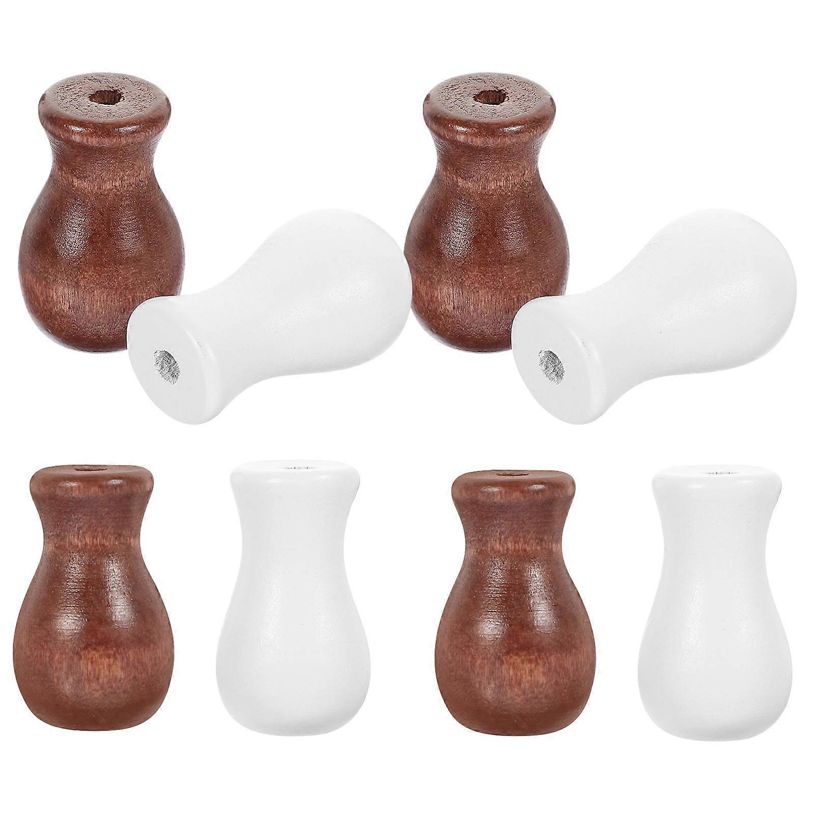 Wood Cord Pulls for Window Shades Decoration 32Pcs Wooden Knobs