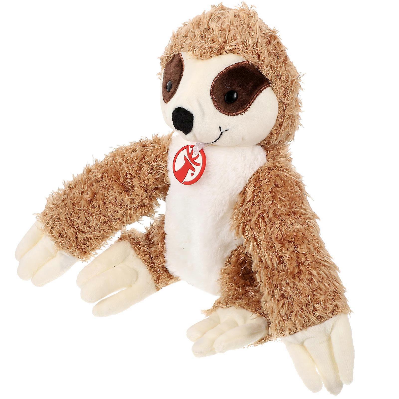 Educational Hand Puppet Toy Sloth for Kids Realistic Animal Puppet