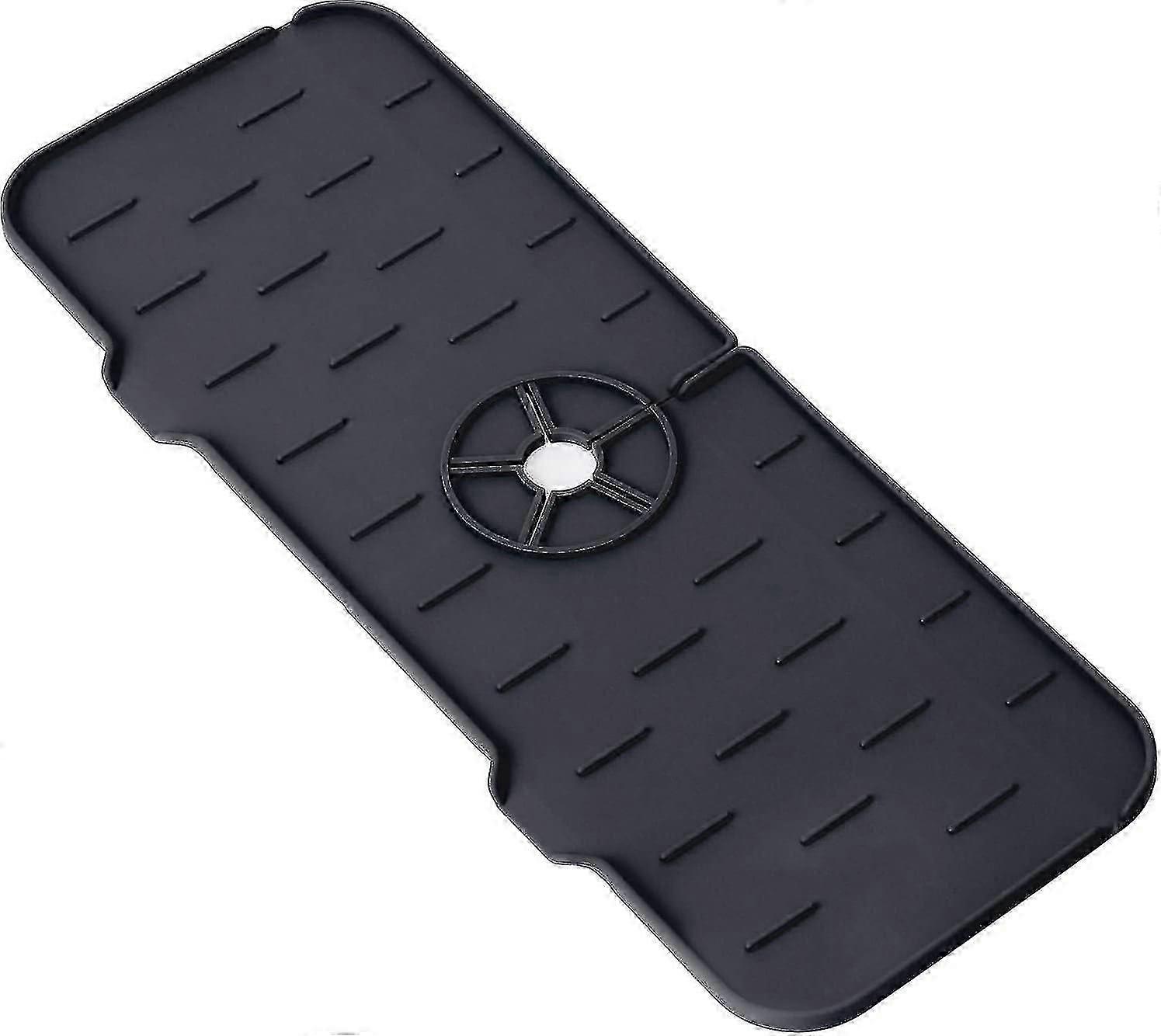 Silicone Kitchen Sink Accessories Set, Including Splashbacks, Drip Collection Trays, Absorbent Pads