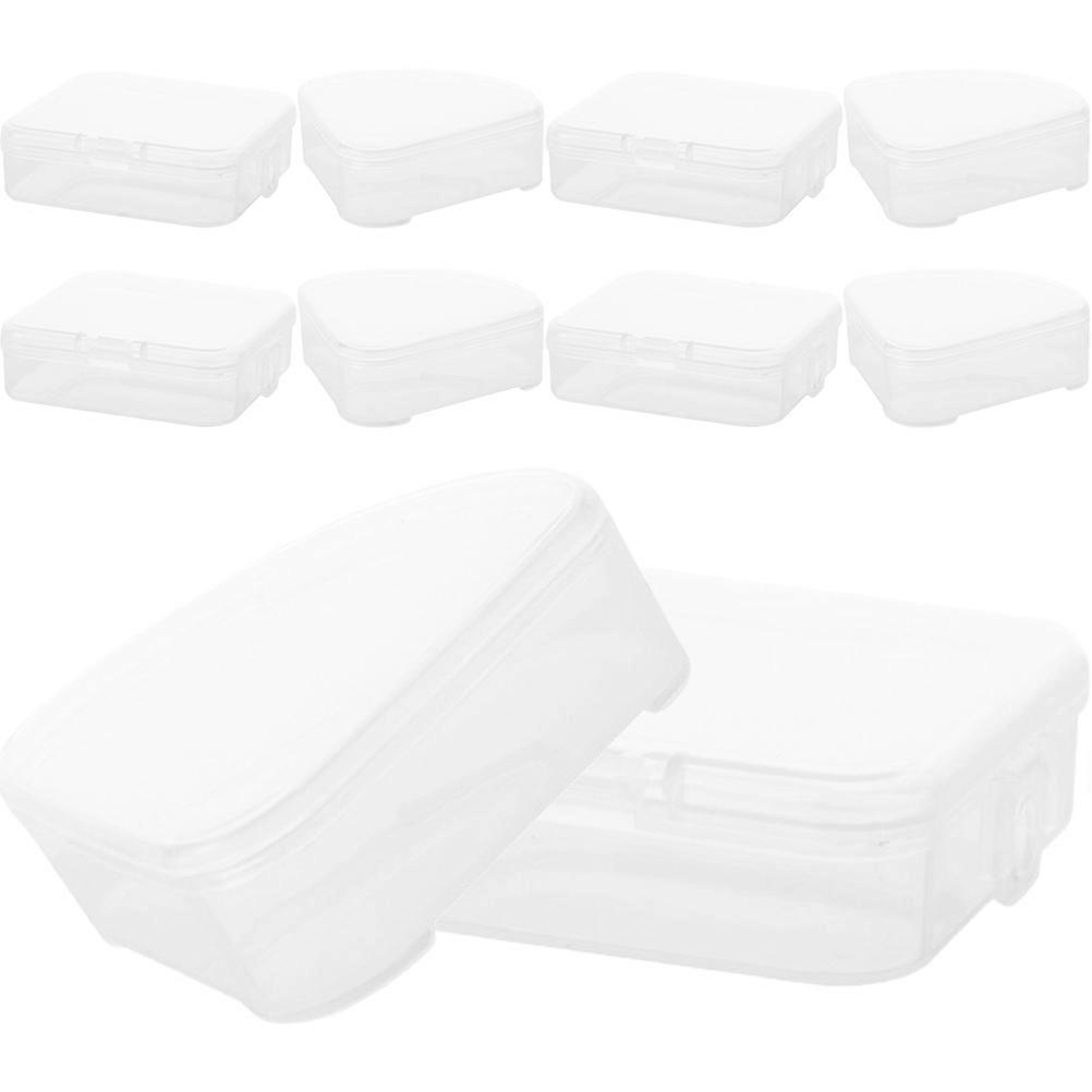 Cosmetic Sponge Box Makeup Sponge Holder for 10Pcs Transparent Storage Cases