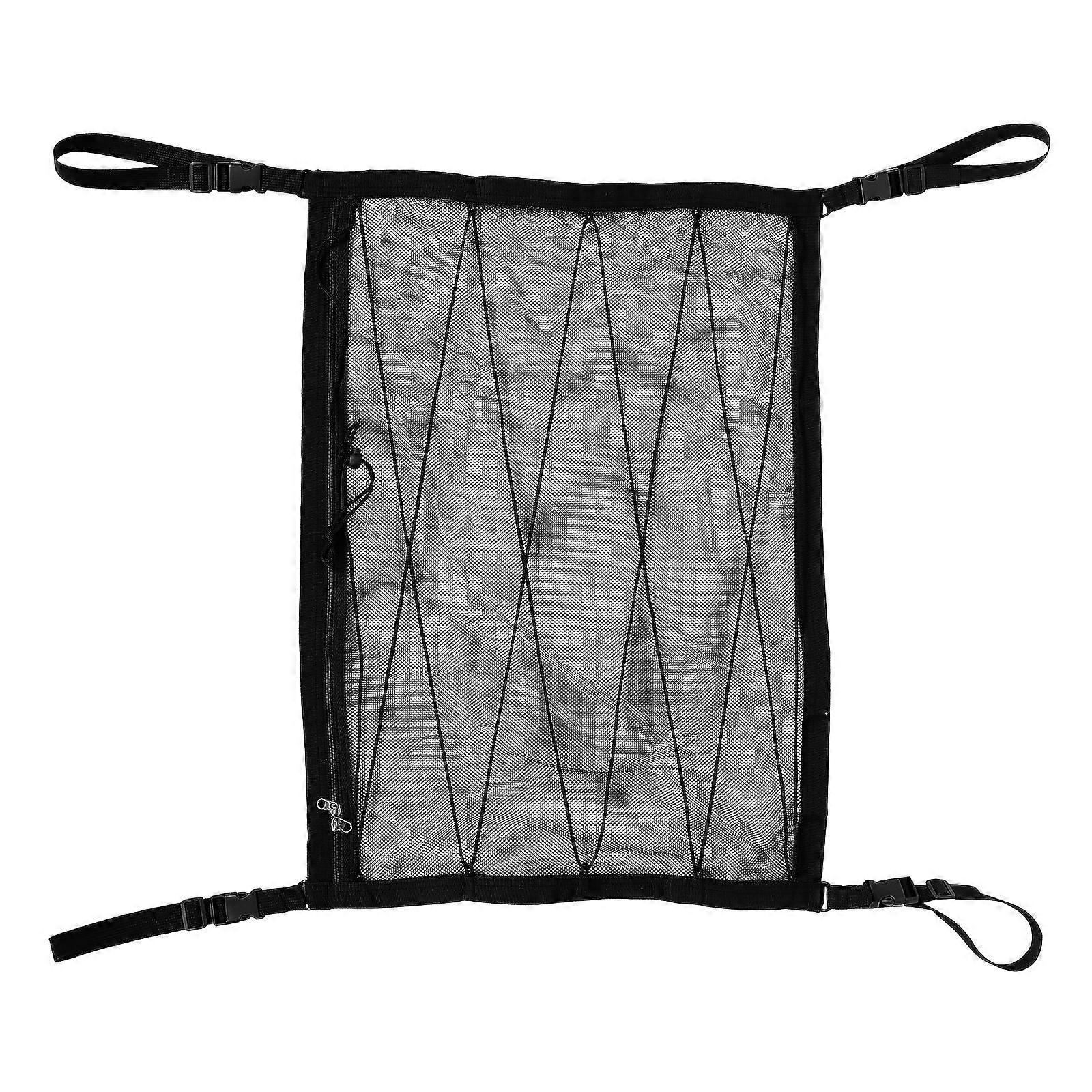 Truck Cargo Net Organizer 2Pcs For Car Interior Tidy 85X55X1CM Rectangular Polyester Storage