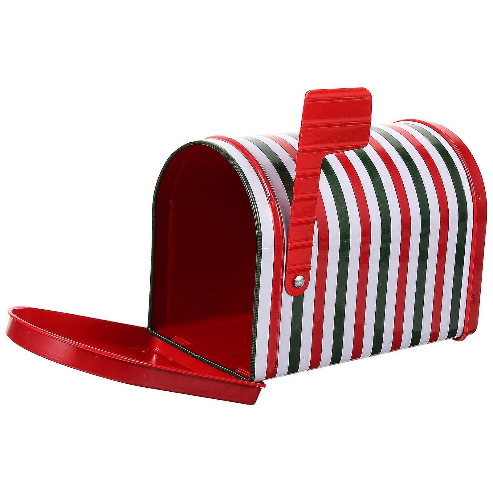Mailbox Candy Box Christmas Favor Boxes for Gift Holding Red