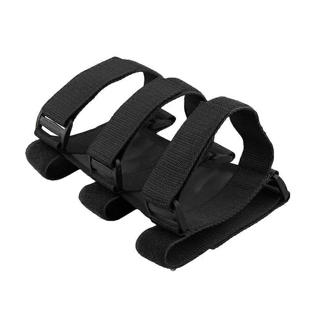 Adjustable Fire Extinguisher Bracket for Car Use with Strap Black