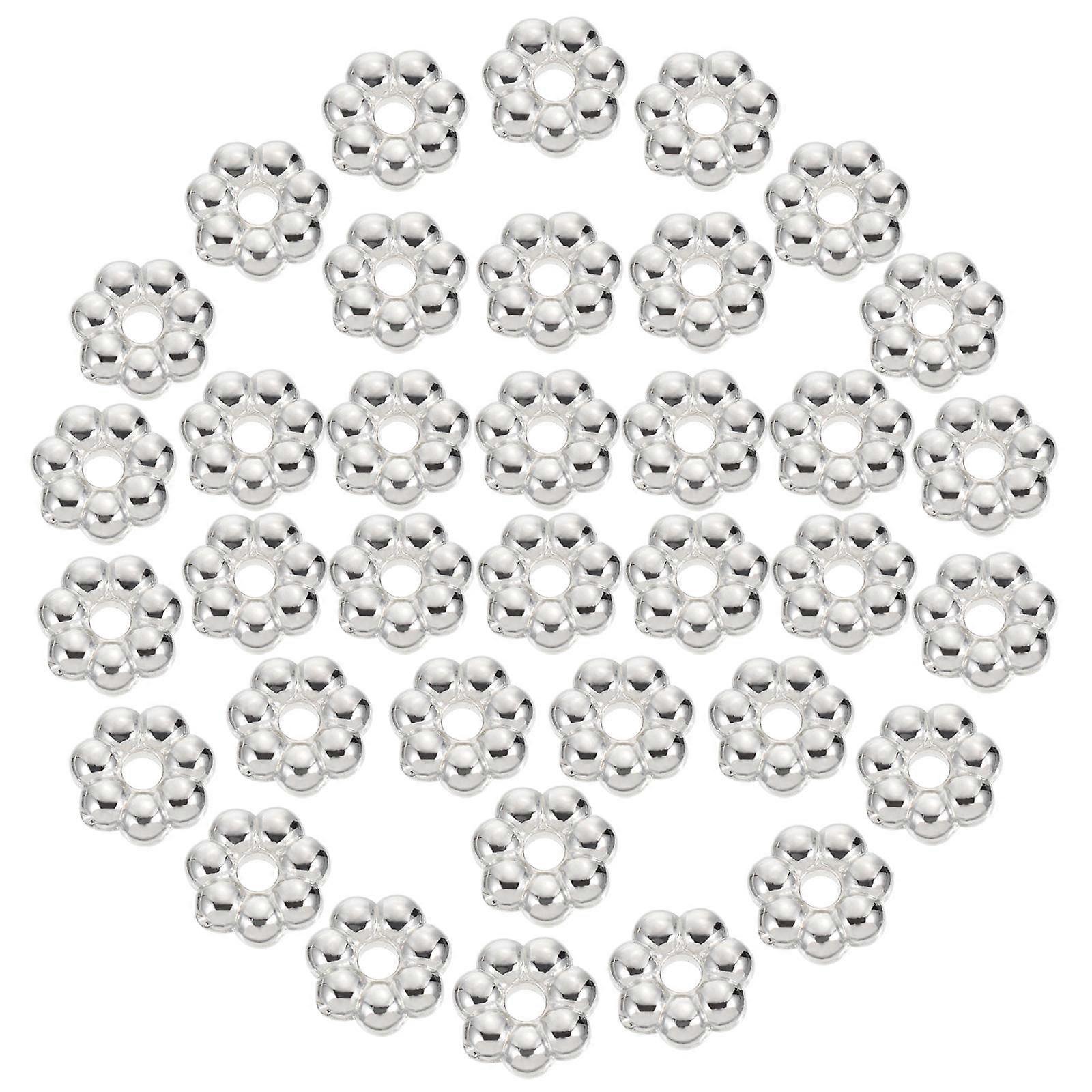 Flower-Shaped Plastic Beads for DIY Jewelry Making 2000Pcs Set