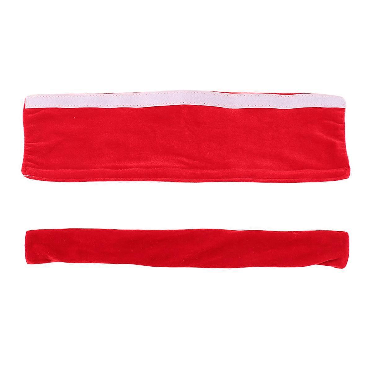 Door Handle Protective Refrigerator Covers for Appliance Use 2Pcs Red