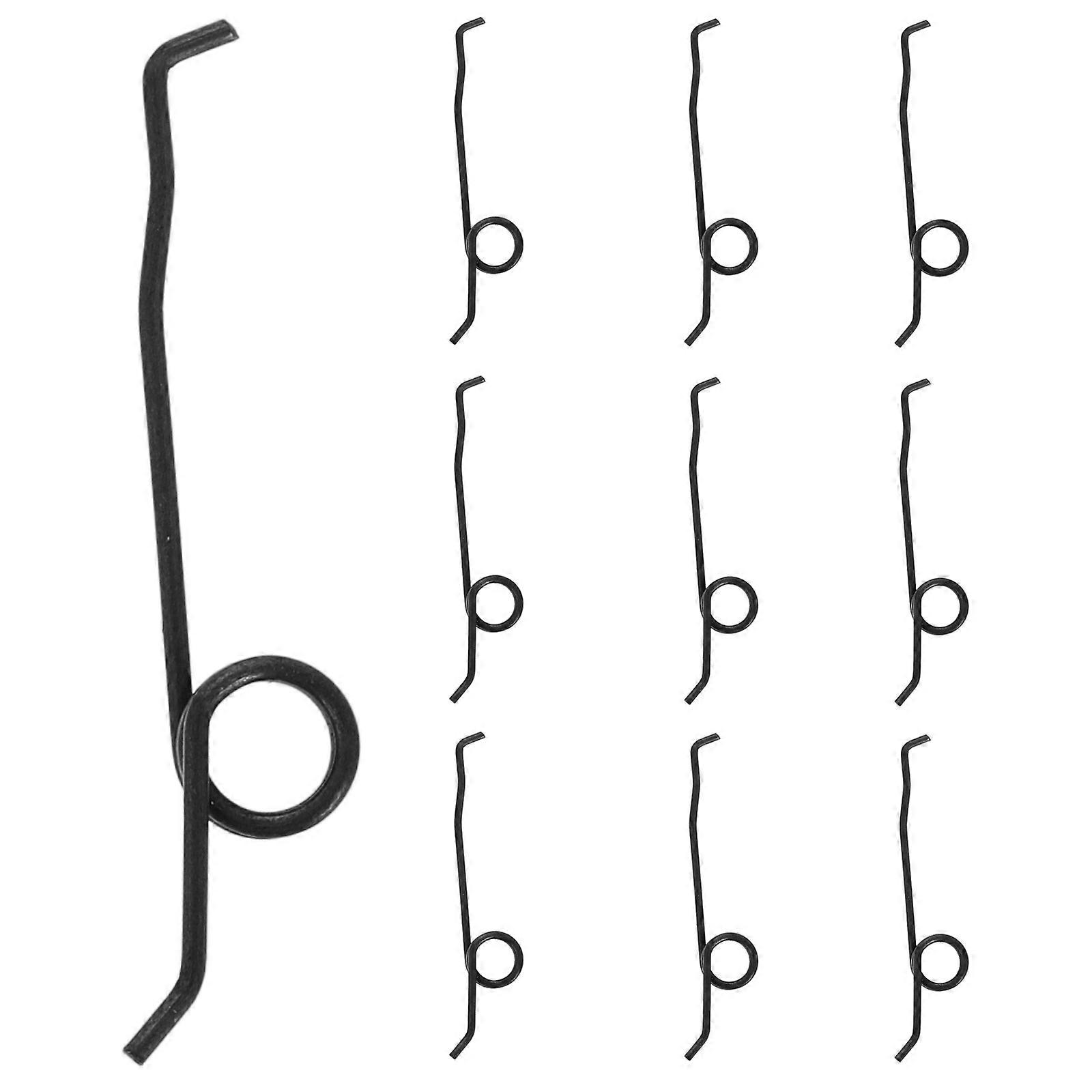 Metal Cassette Tape Recorder Spring Trigger Button Replacement 10Pcs Silver