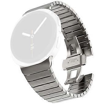 Watch Band For Samsung Galaxy Watch8 44mm/40mm/Watch8 Classic 46mm Butterfly Clasp Stainless Steel S