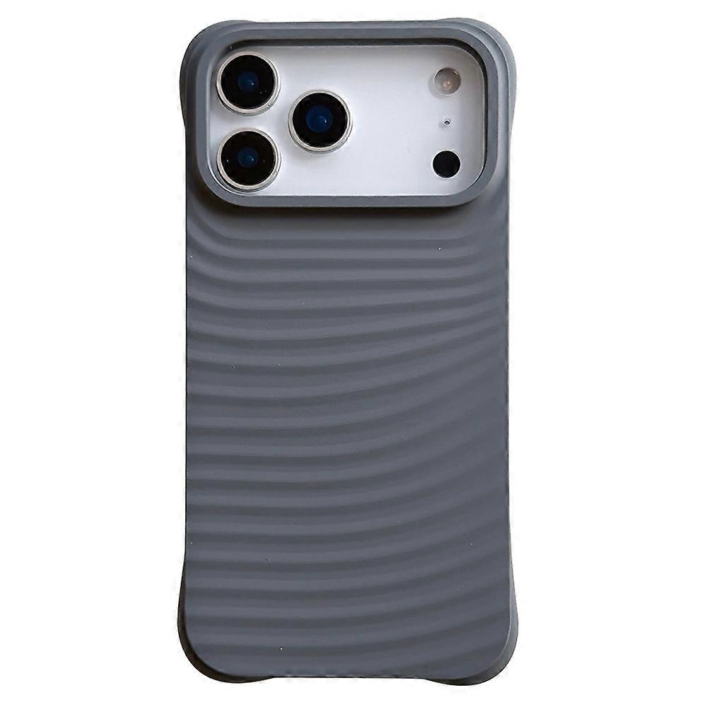 For iPhone 17 Pro Case Wave Pattern Liquid Silicone Shockproof Phone Cover
