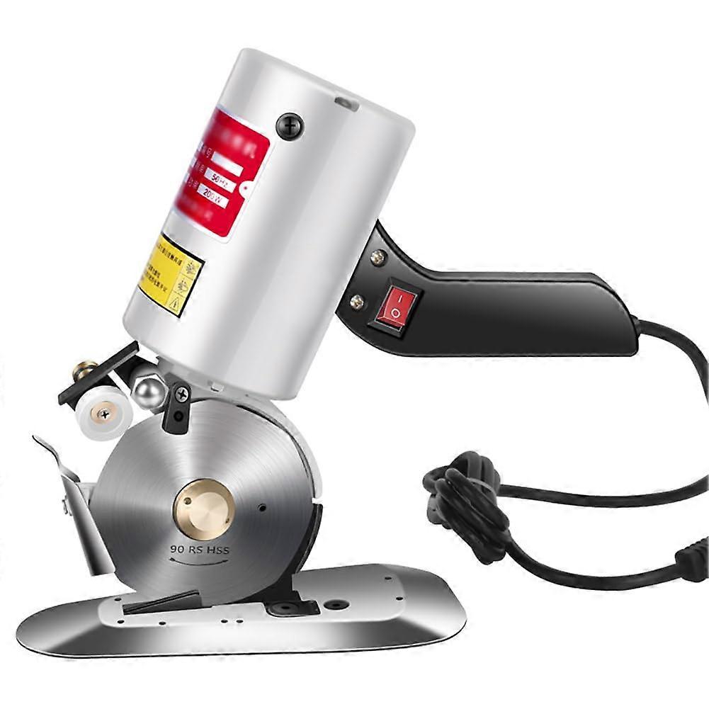 200W Electric Rotary Fabric Cutter with Auto Sharpening for Sewing, Leather, Textile, Craft