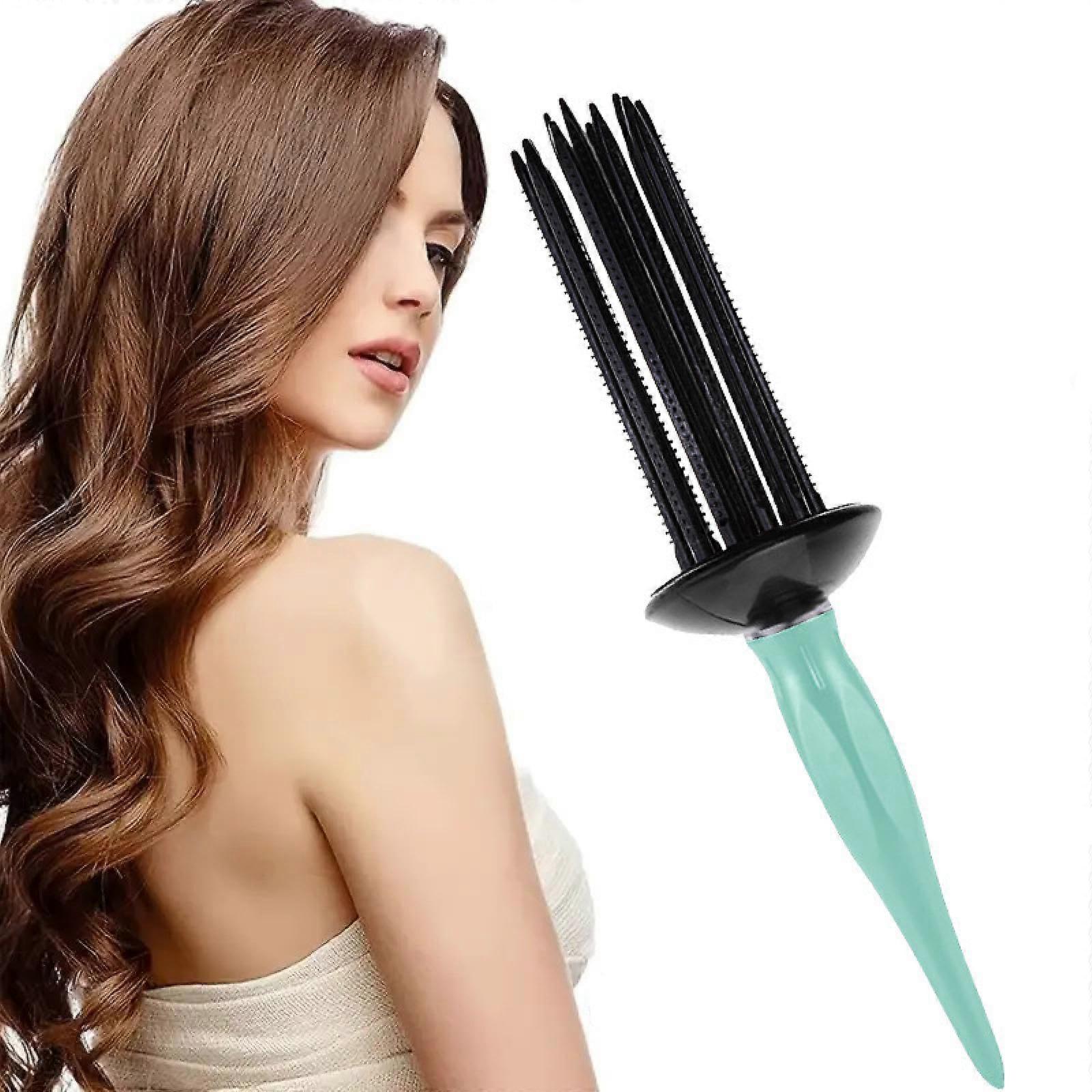 Curling Comb with Quick Volume Boost, Soft Curl Styling and Precise Sectioning Tail