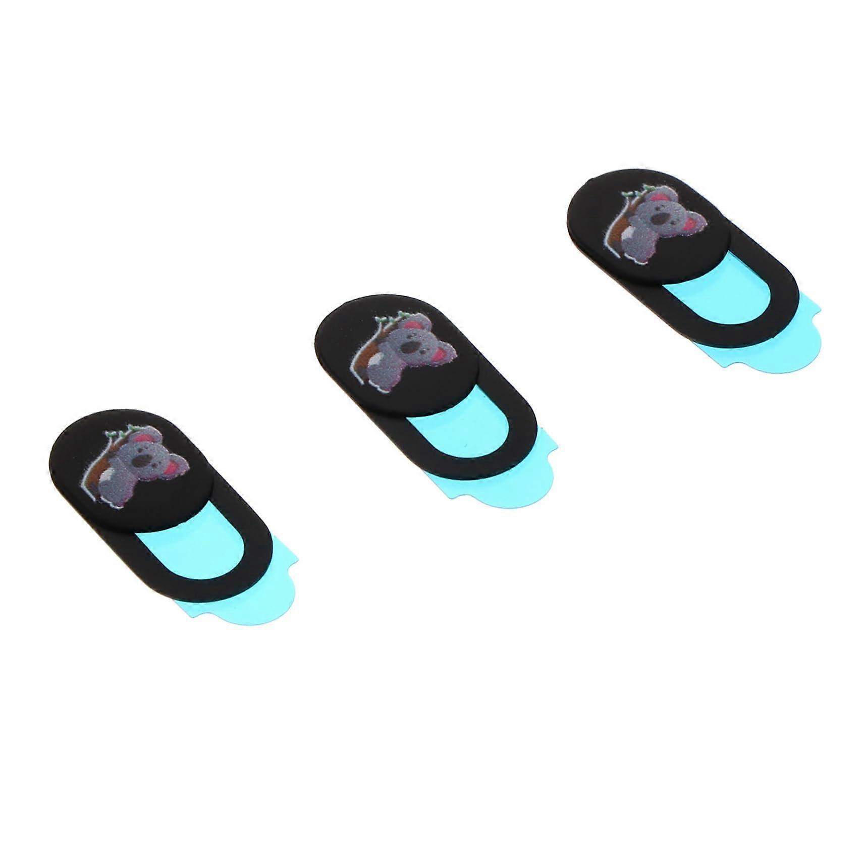 Koala Pattern Webcam Cover Slide 3 Pack for MacBook Laptop Tablet Camera Privacy Protection