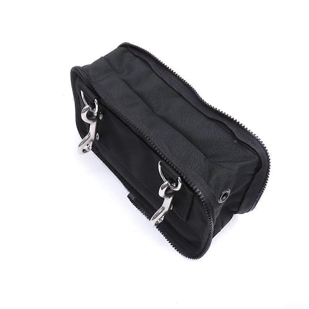 Scuba Diving BCD Side Mount Storage Pocket Mesh Bag with D Rings for Compact Gear